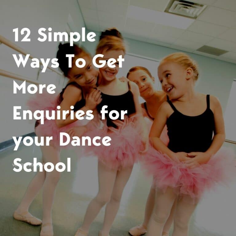 get more enquiries for your dance school